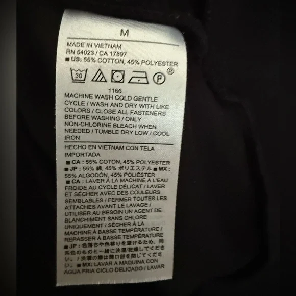 Banana Republic Factory Black Knit Quarter Zip Sweatshirt Medium - Picture 5 of 5